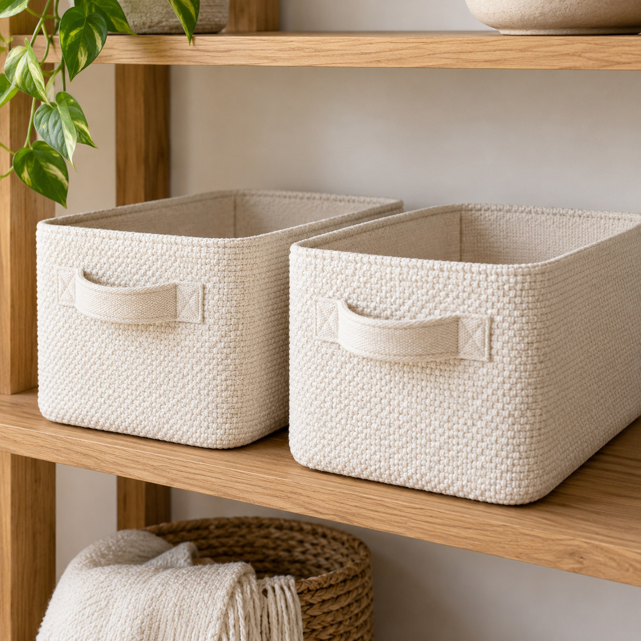 AI-generated fictional test product: Cloud Shelf Bins.