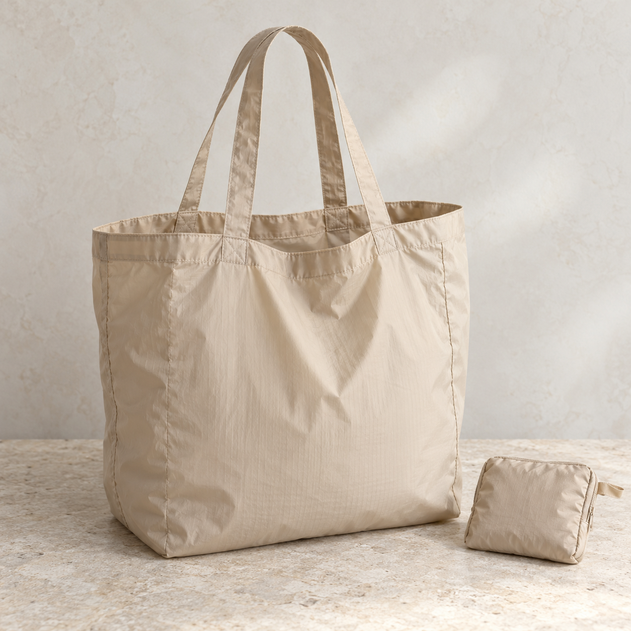AI-generated fictional test product: Birch Foldable Tote.